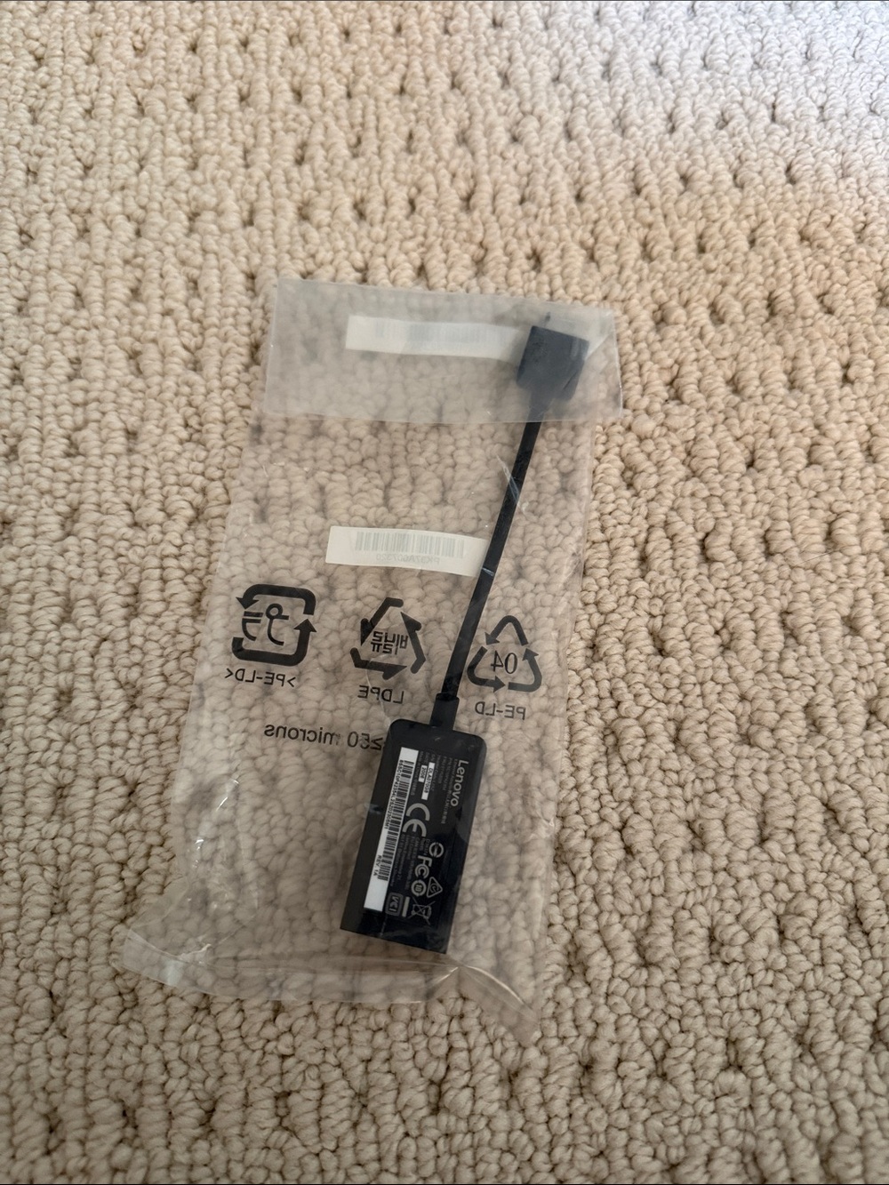 Lenovo Black USB-C to HDMI Video Adapter